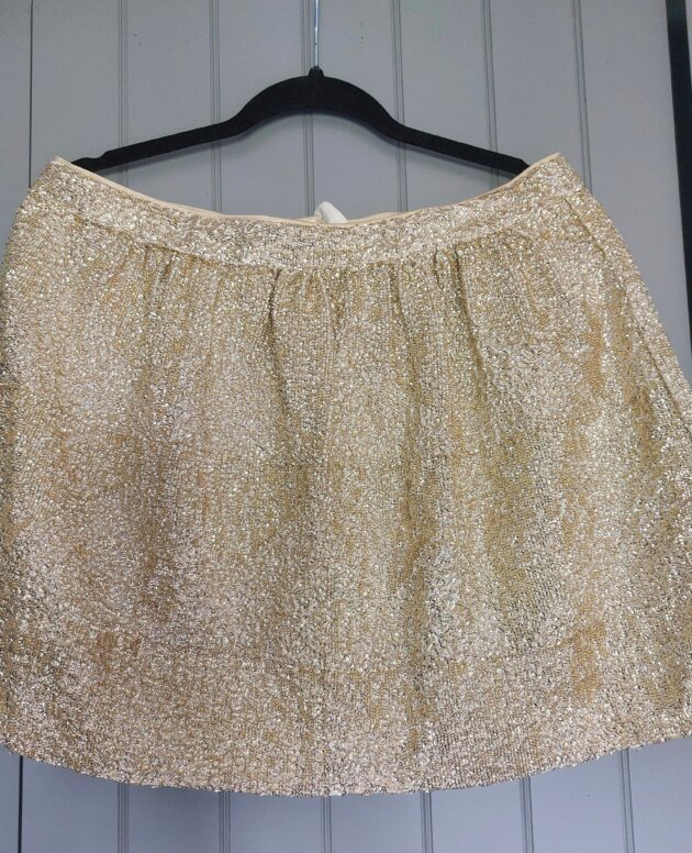 Jupe Paillettes dorées