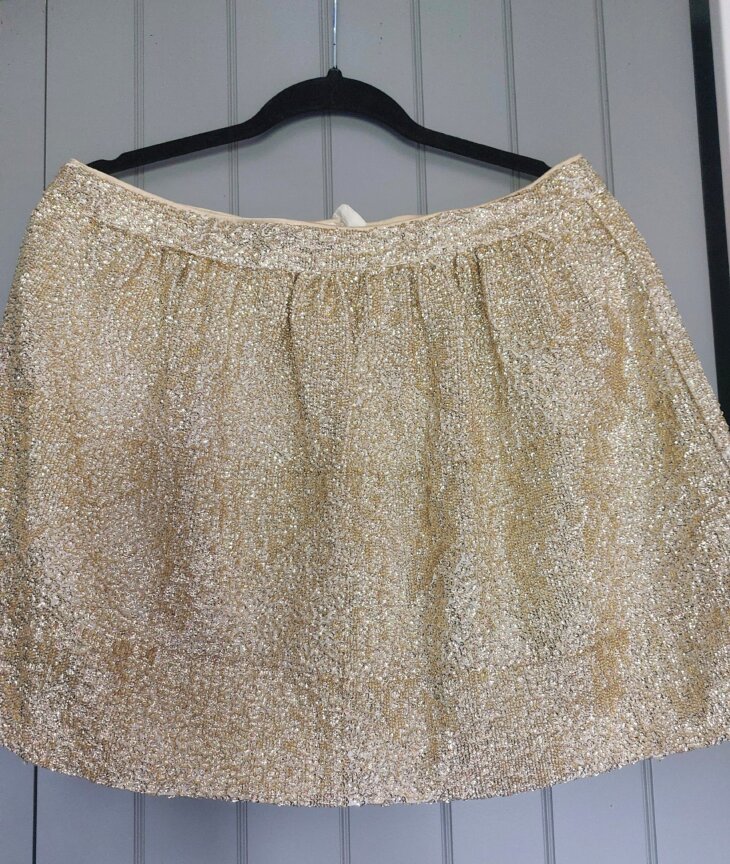 Jupe Paillettes dorées