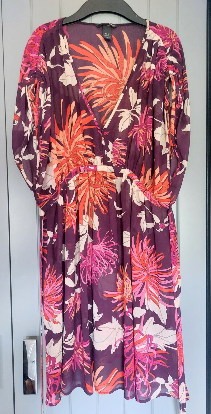 Robe Plage fleurs