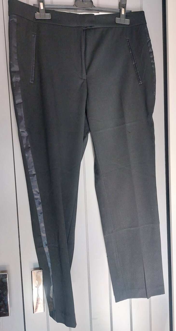 Pantalon noir style smoking