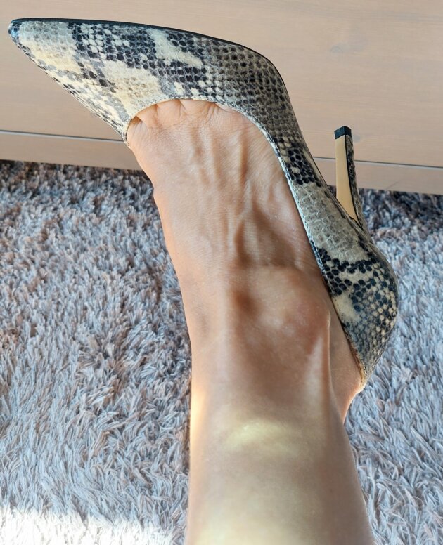 Escarpins Python