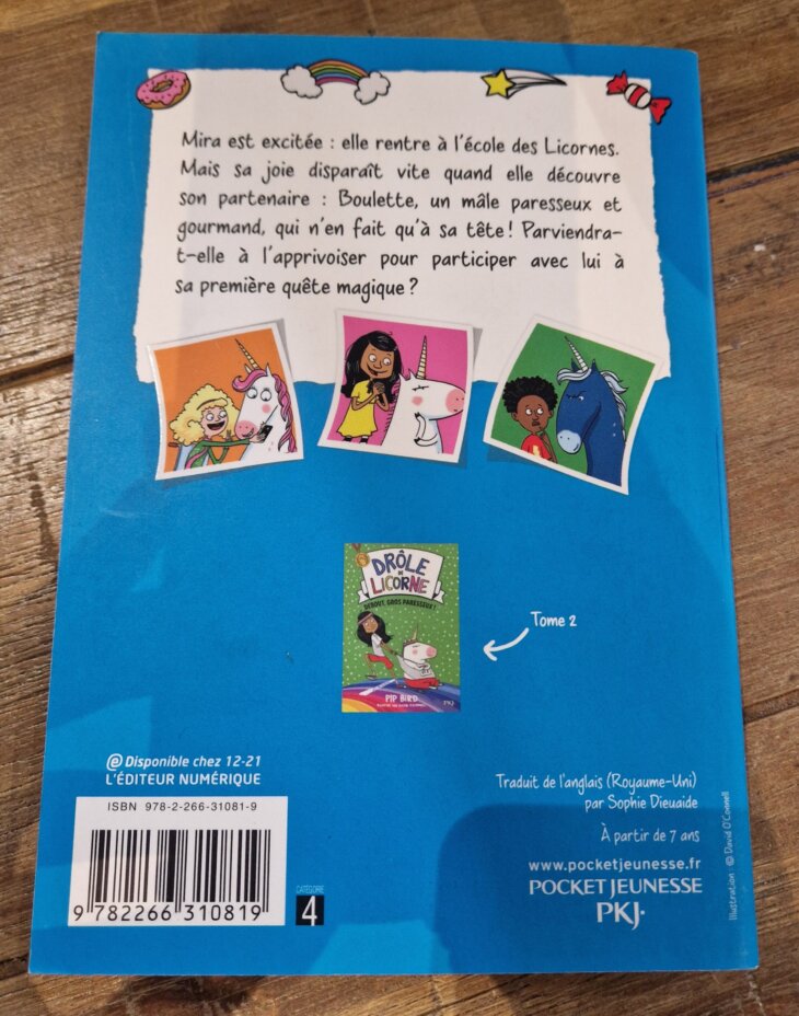 Livre "Drôle de Licorne n°1 : bêtises à gogo" - neuf - Image 2