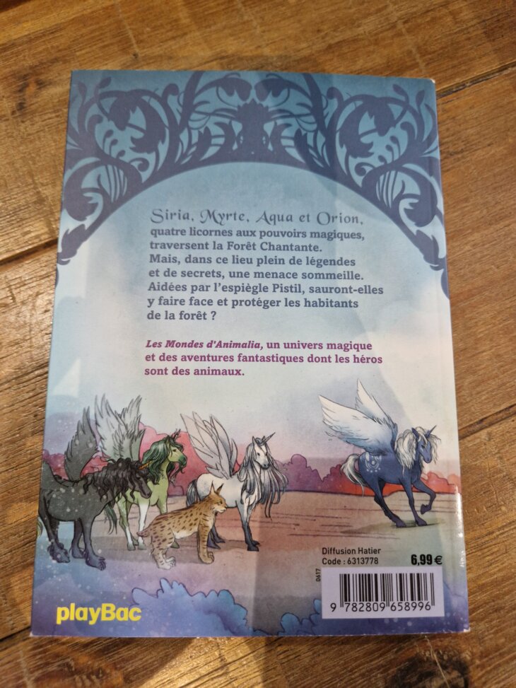 Livre "Les mondes d'Animalia n°1 : Les licornes et la menace du griffon" - neuf - Image 2