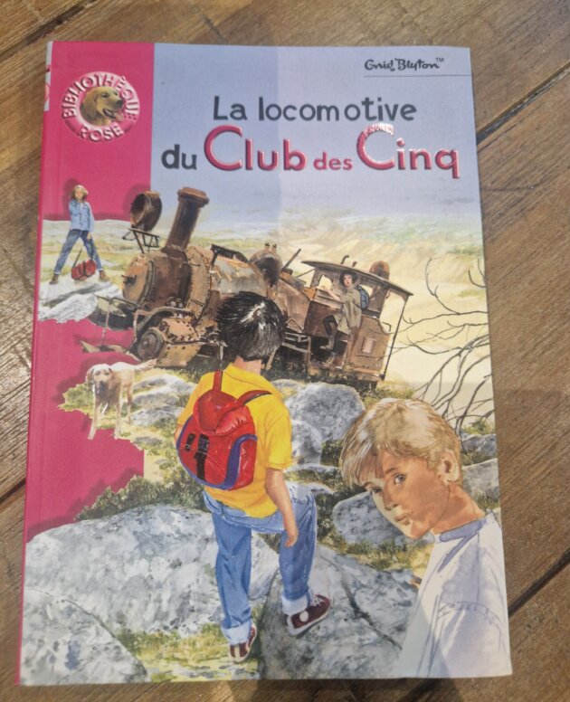 Livre "La locomotive du Club des Cinq n°840" Bibliothèque rose - neuf