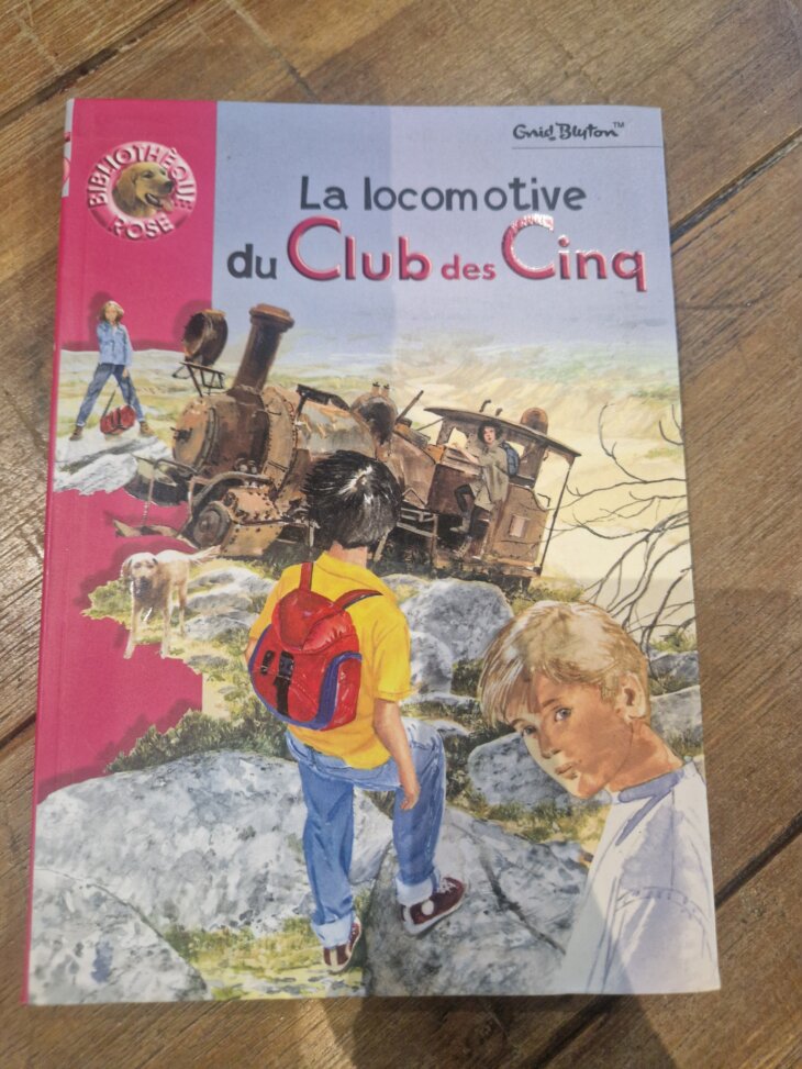 Livre "La locomotive du Club des Cinq n°840" Bibliothèque rose - neuf