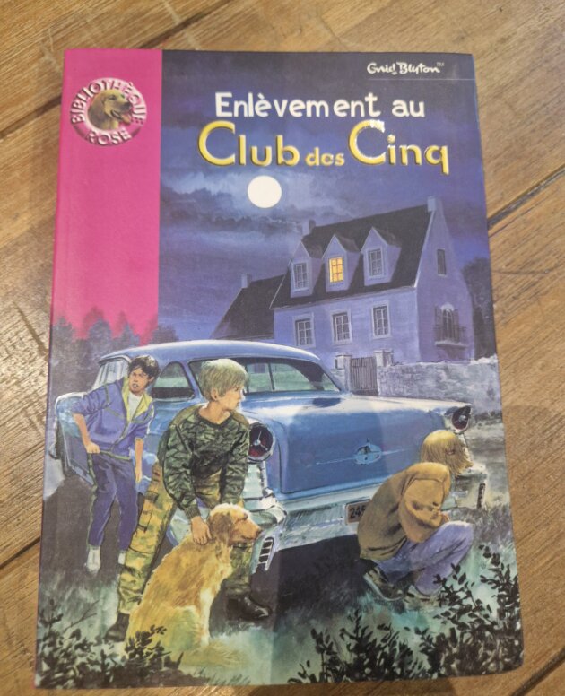 Livre "Enlèvement au Club des Cinq n°821" Bibliothèque rose - neuf