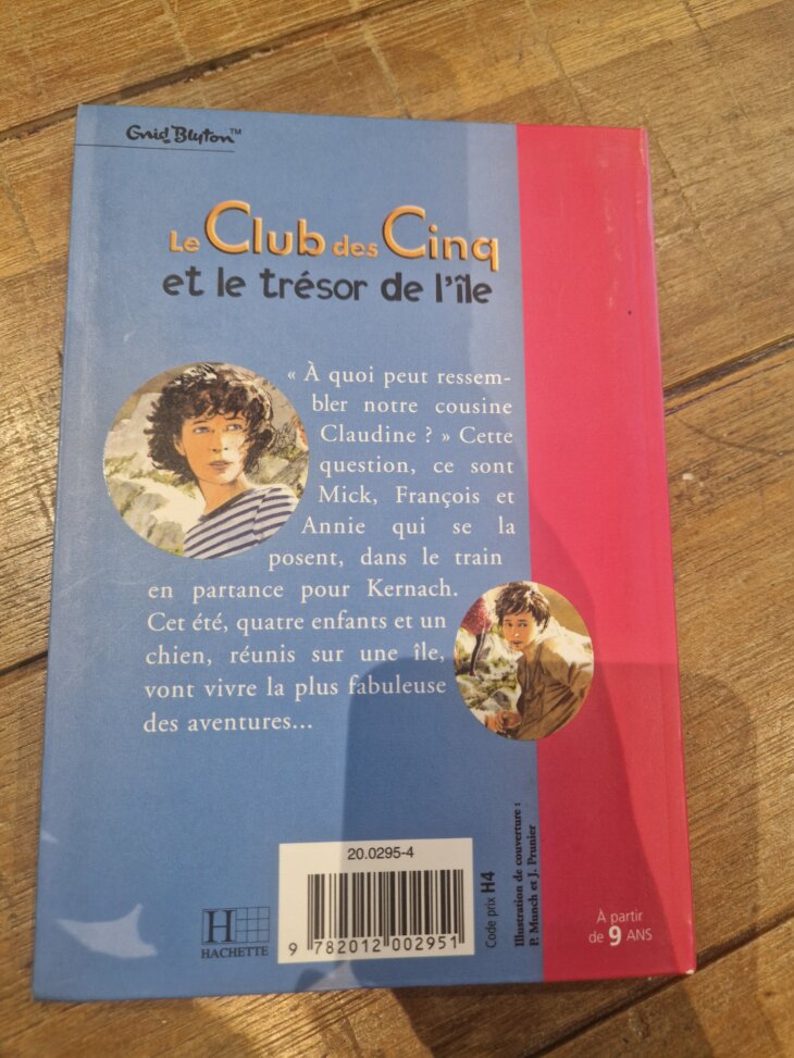 Livre "Le Club des Cinq et le trésor de l'île n°839" Bibliothèque rose - neuf - Image 2