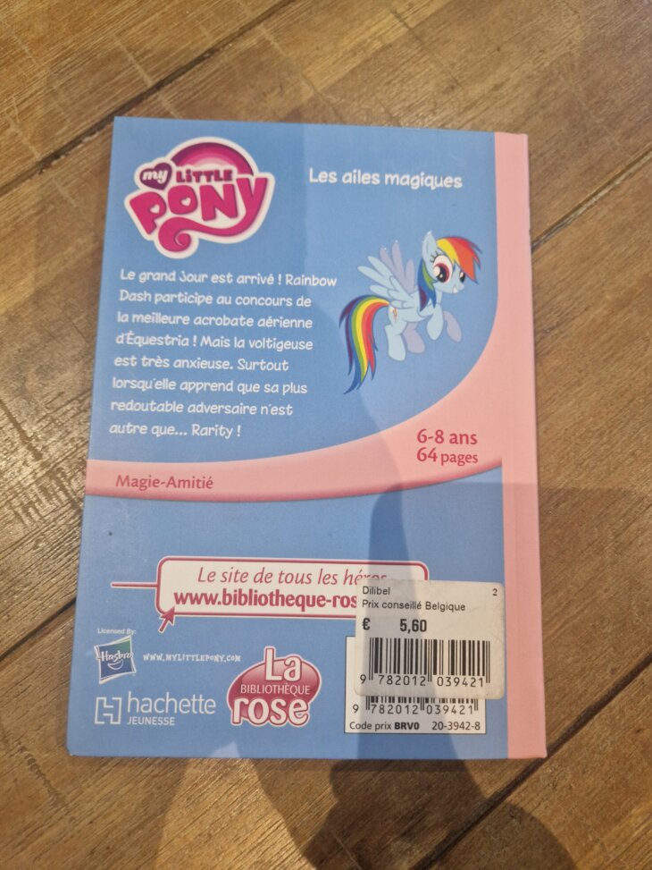 Livre "My little Pony - Les ailes magiques n°7" Bibliothèque rose - neuf - Image 2