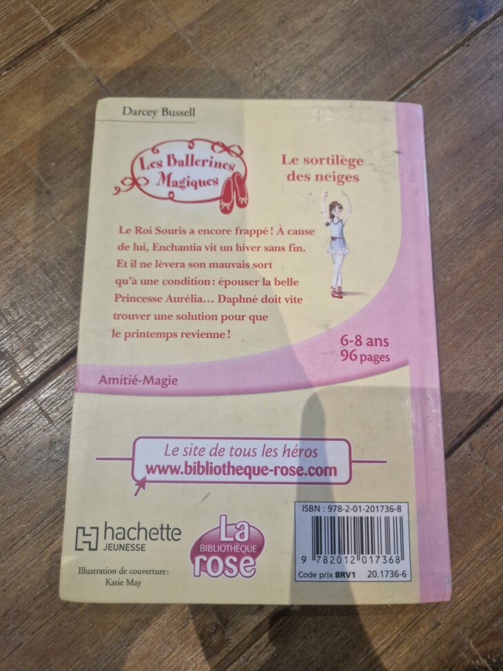 Livre "Les Ballerines magiques n°2 - Le sortilège des neiges" Bibliothèque rose - neuf - Image 2