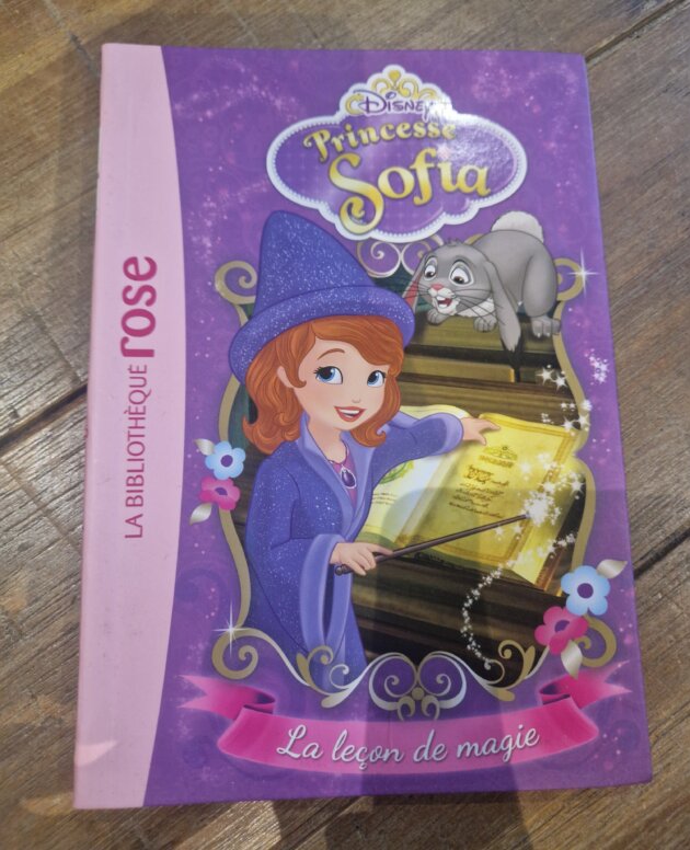 Livre "Princesse Sofia - La leçon de magie n°1" Bibliothèque rose - neuf