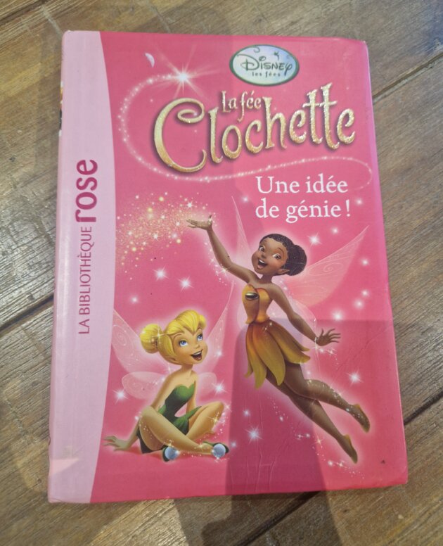 Livre "La fée Clochette - Une idée de génie n°12" Bibliothèque rose - neuf