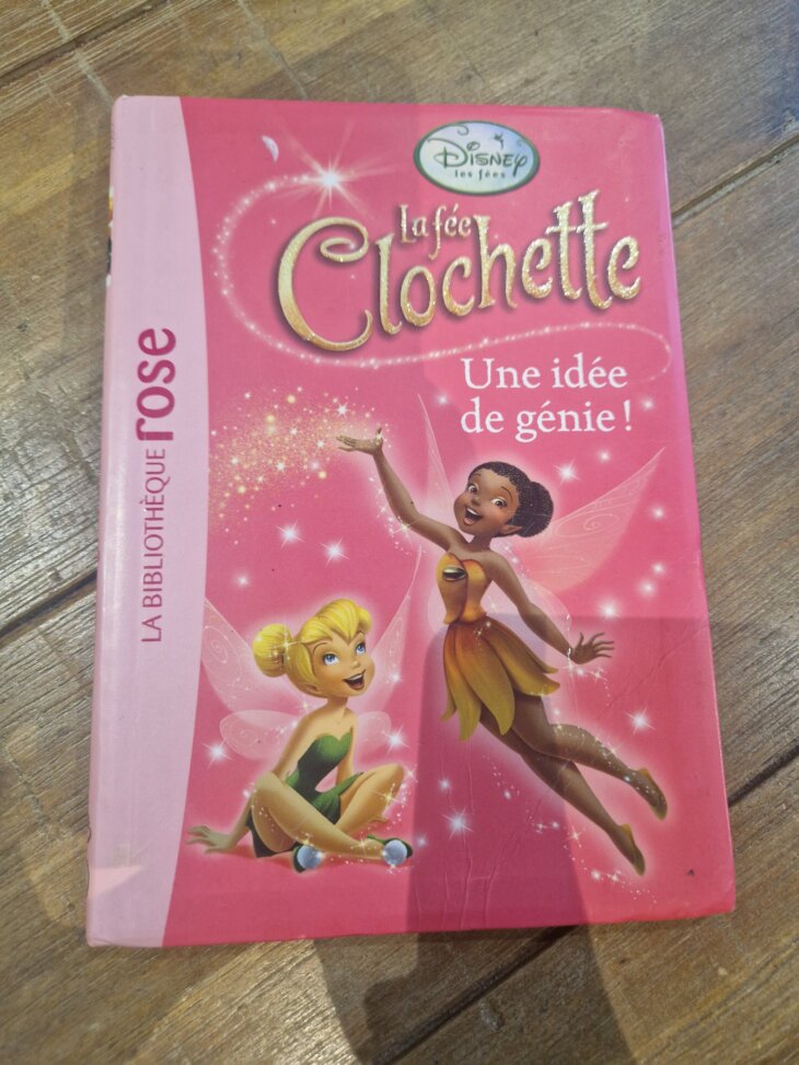 Livre "La fée Clochette - Une idée de génie n°12" Bibliothèque rose - neuf