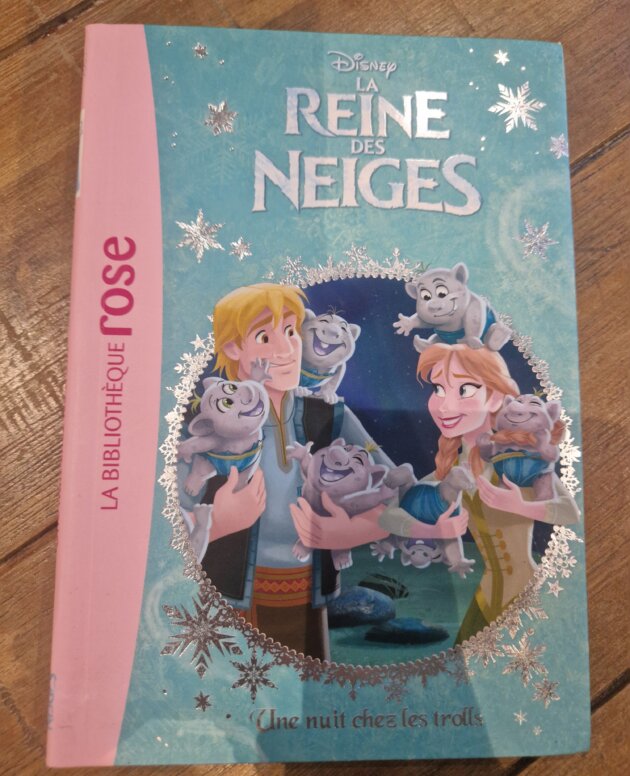 Livre "La Reine des Neiges - Une nuit chez les trolls - n°3" Bibliothèque rose - neuf