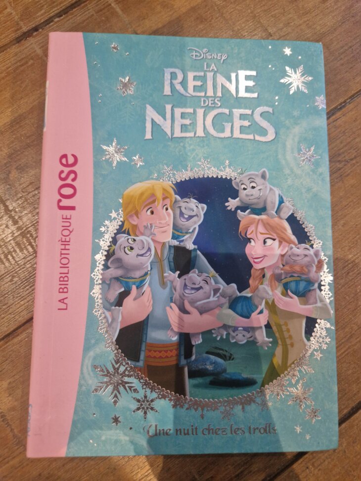 Livre "La Reine des Neiges - Une nuit chez les trolls - n°3" Bibliothèque rose - neuf