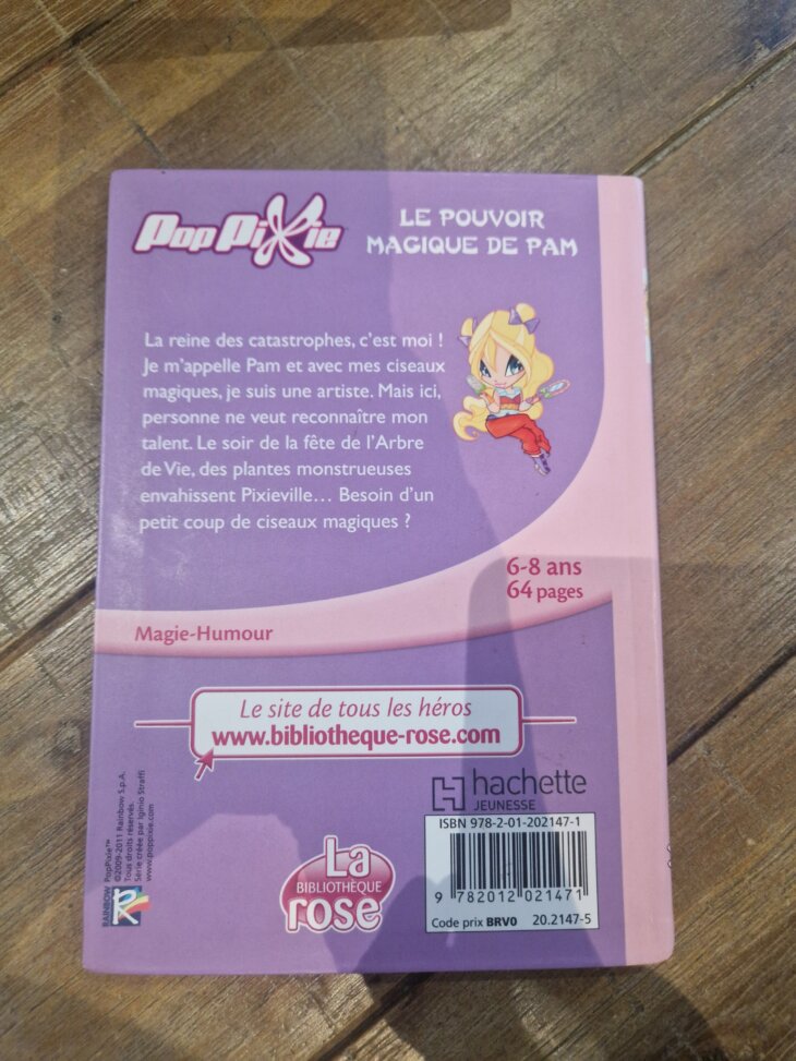 Livre "Pop Pixie - Le pouvoir magique de Pam - n°2" Bibliothèque rose - neuf - Image 2