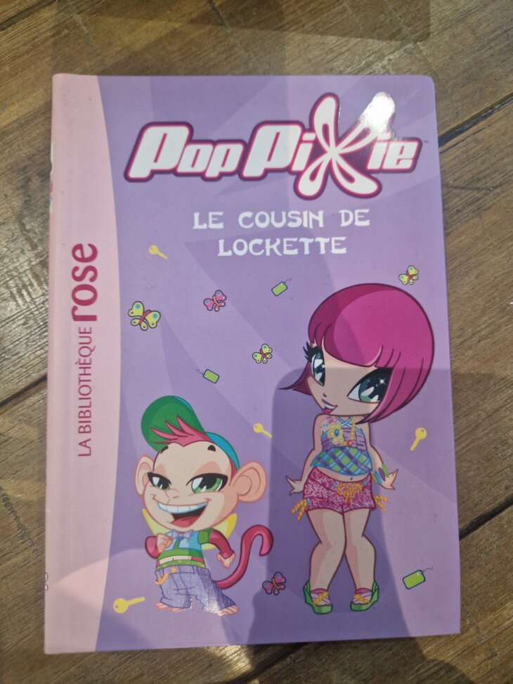 Livre "Pop Pixie - Le cousin de Lockette - n°8" Bibliothèque rose - neuf