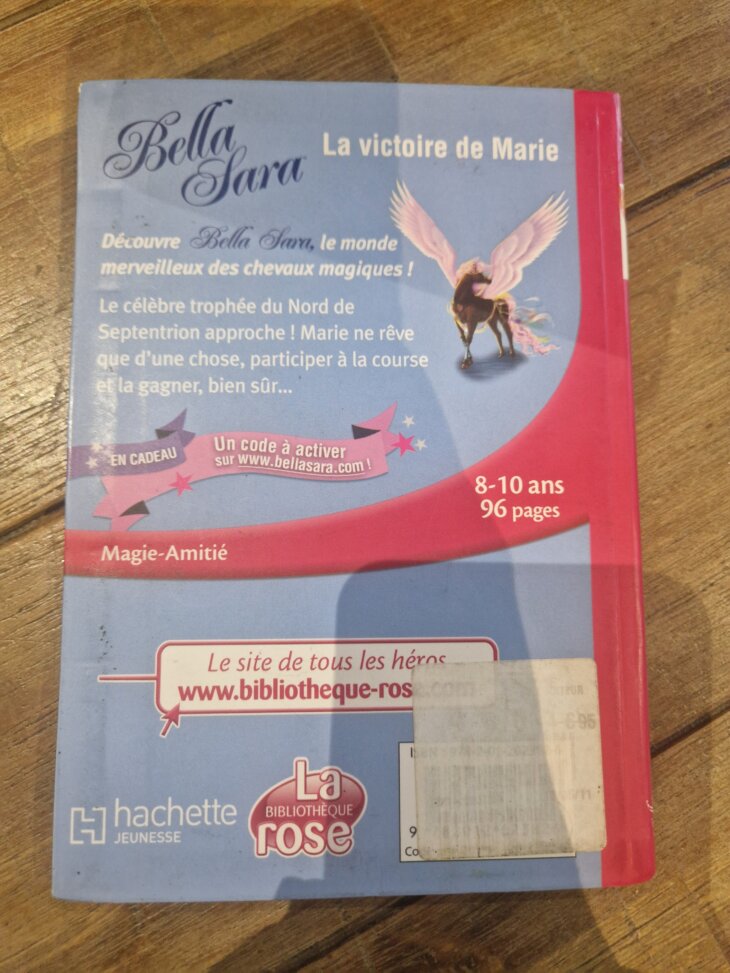 Livre "Bella Sara - La victoire de Marie n°3" Bibliothèque rose - neuf - Image 2