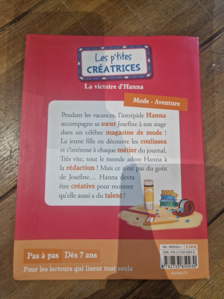Livre "Les p'tites créatrices - La victoire d'Hanna n°9" - neuf - Image 2