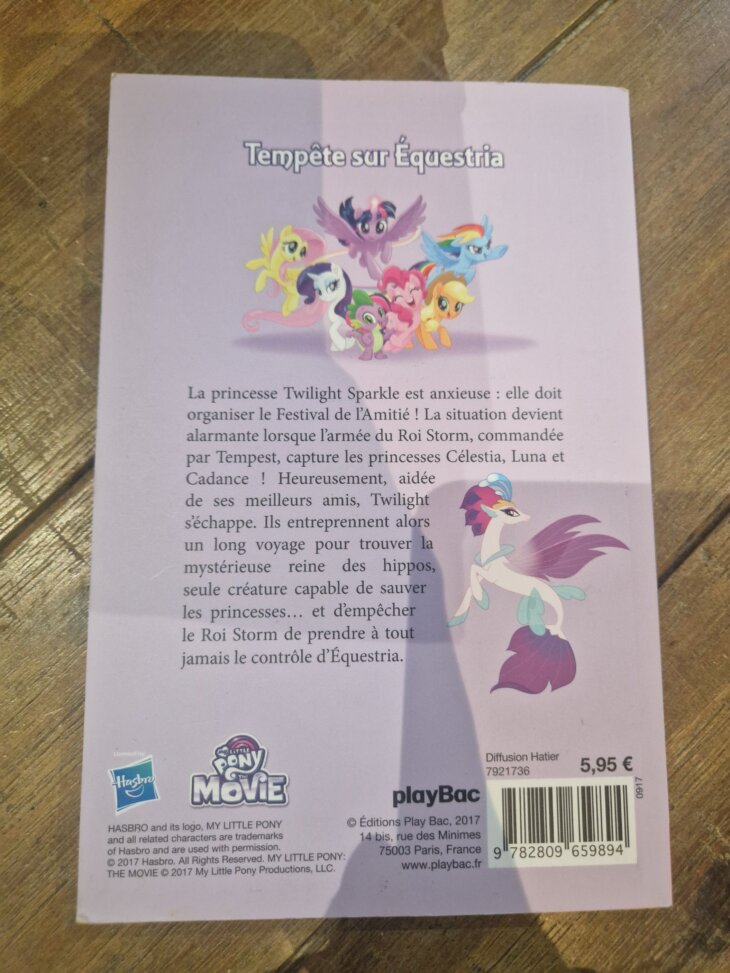 Livre "My Little Pony The Movie - Tempête sur Equestria" - neuf - Image 2