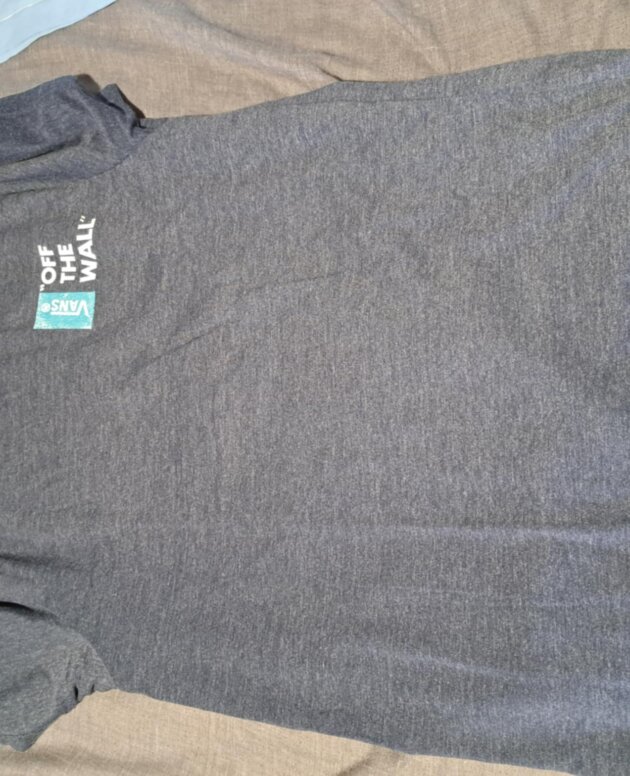 T'Shirt Vans gris foncé