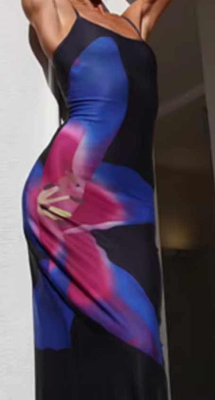 Longue robe d'été