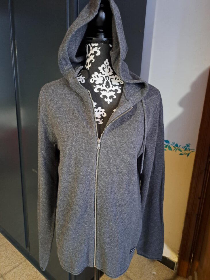 Gilet capuche Jack & Jones gris homme