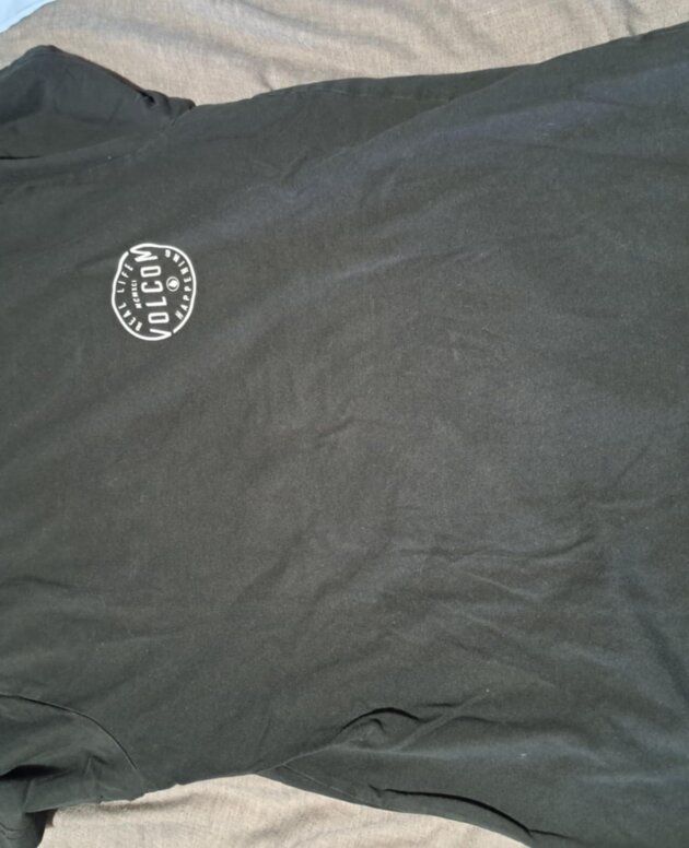 T'Shirt Volcom S noir logo dos