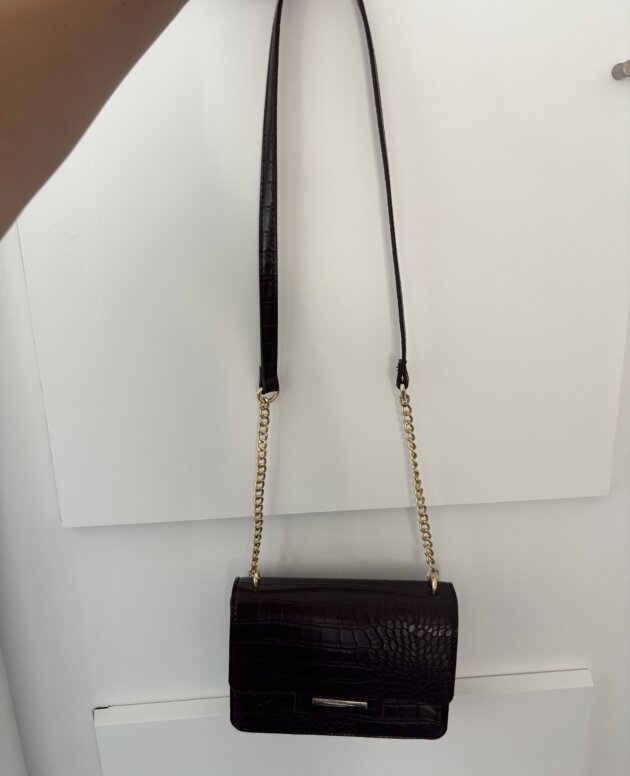 Sac en cuir brun