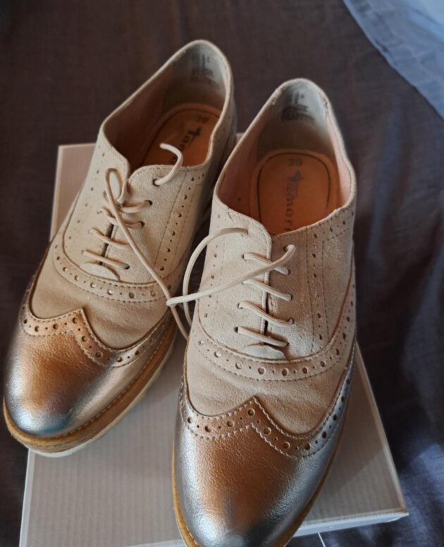 Derby rosé doré Tamaris 39 femme