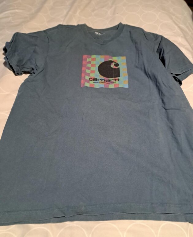 T'Shirt Carhartt M bleu gris