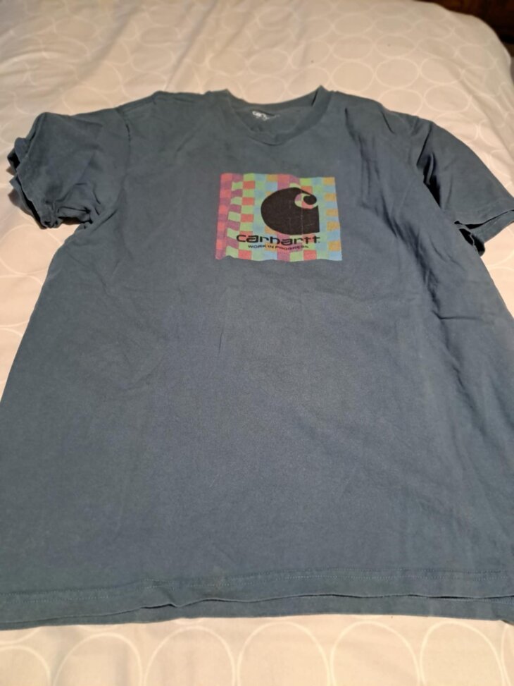 T'Shirt Carhartt M bleu gris