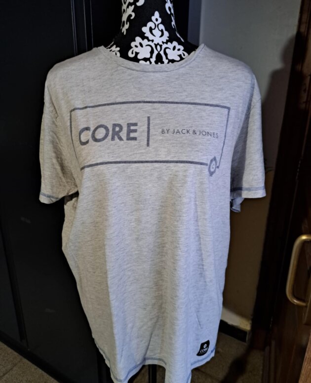 T'Shirt Jack & Jones gris clair homme