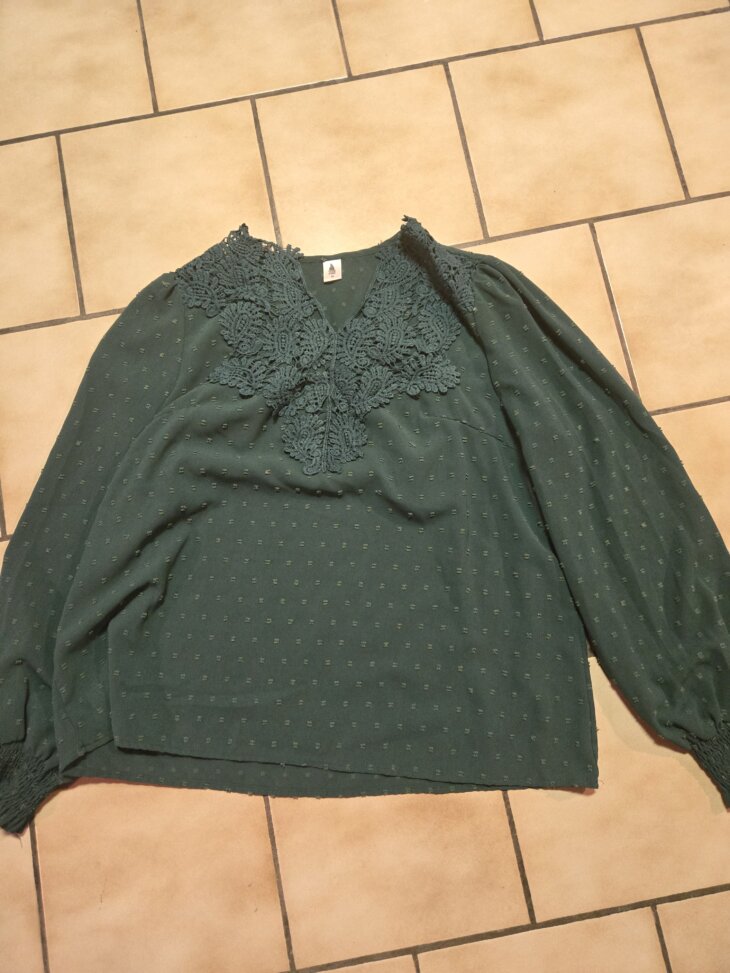 Chemisier vert xl