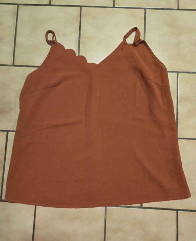 Top orange foncé 44