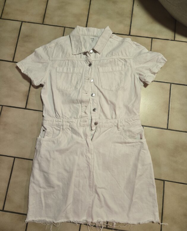 Jupe combi blanche t 46