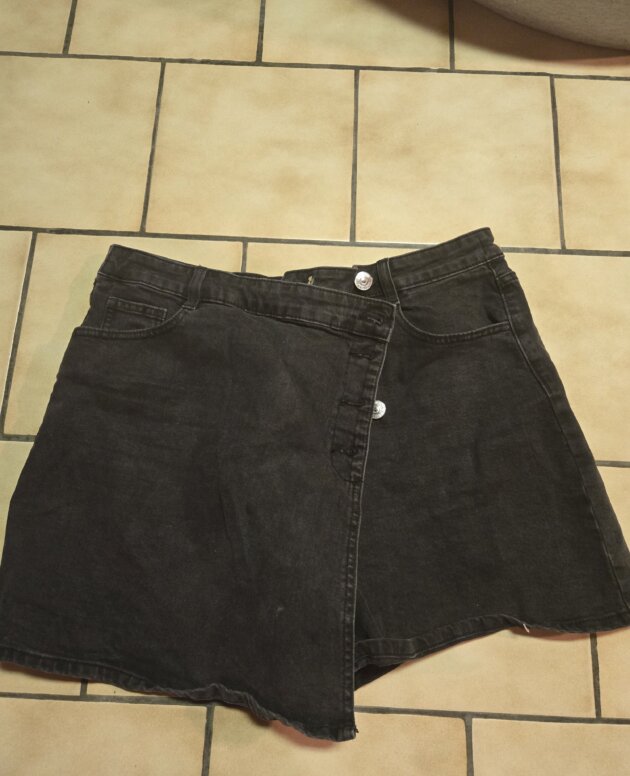 Jupe short noir 46
