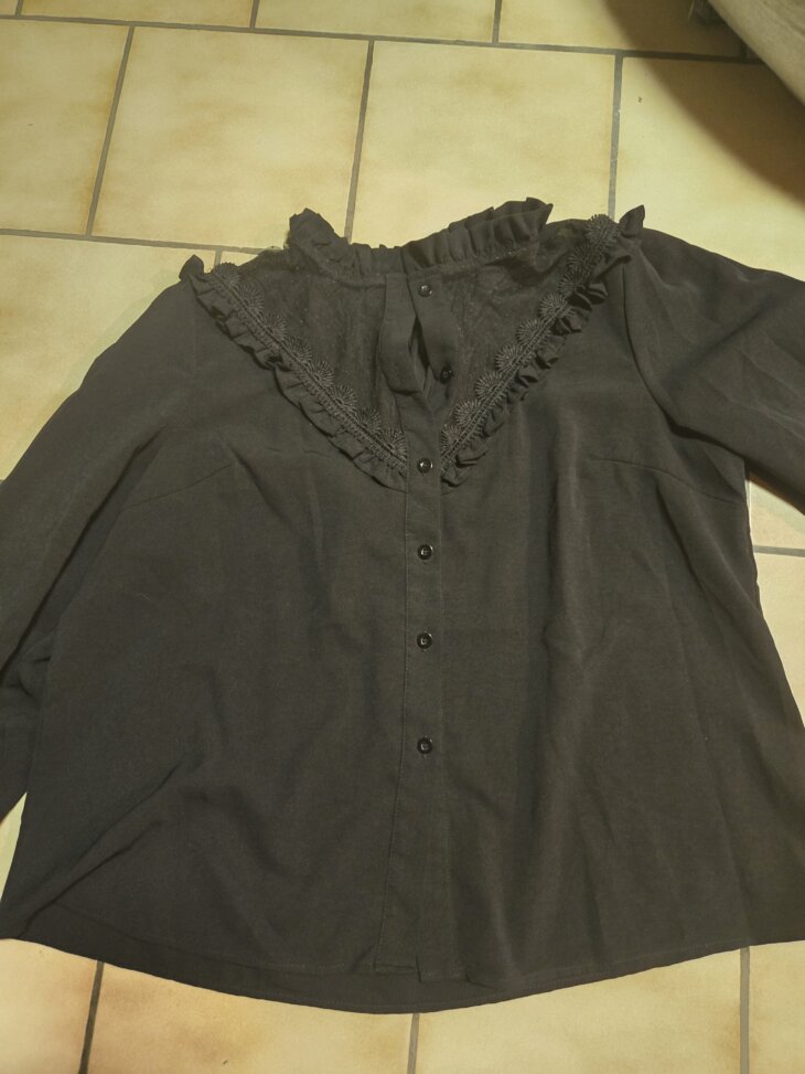 Chemise noir xl