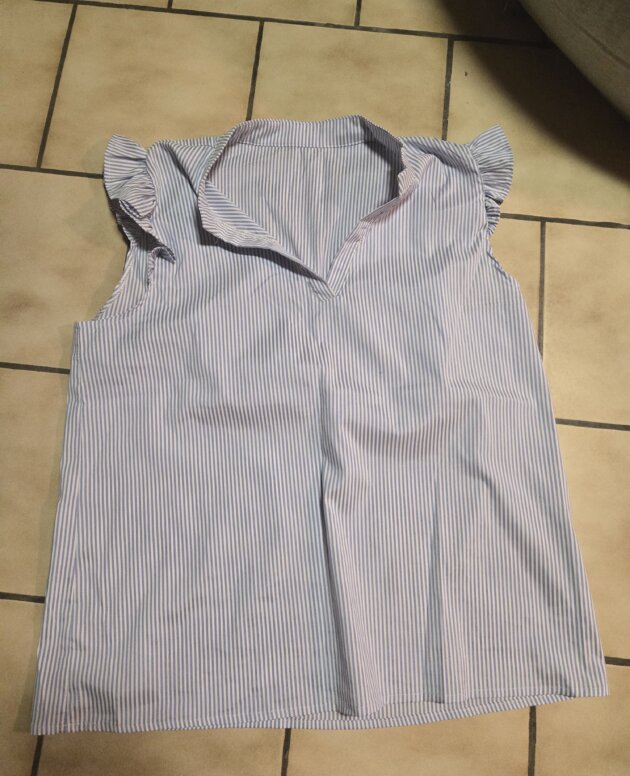 Chemise courte manche ligne 44