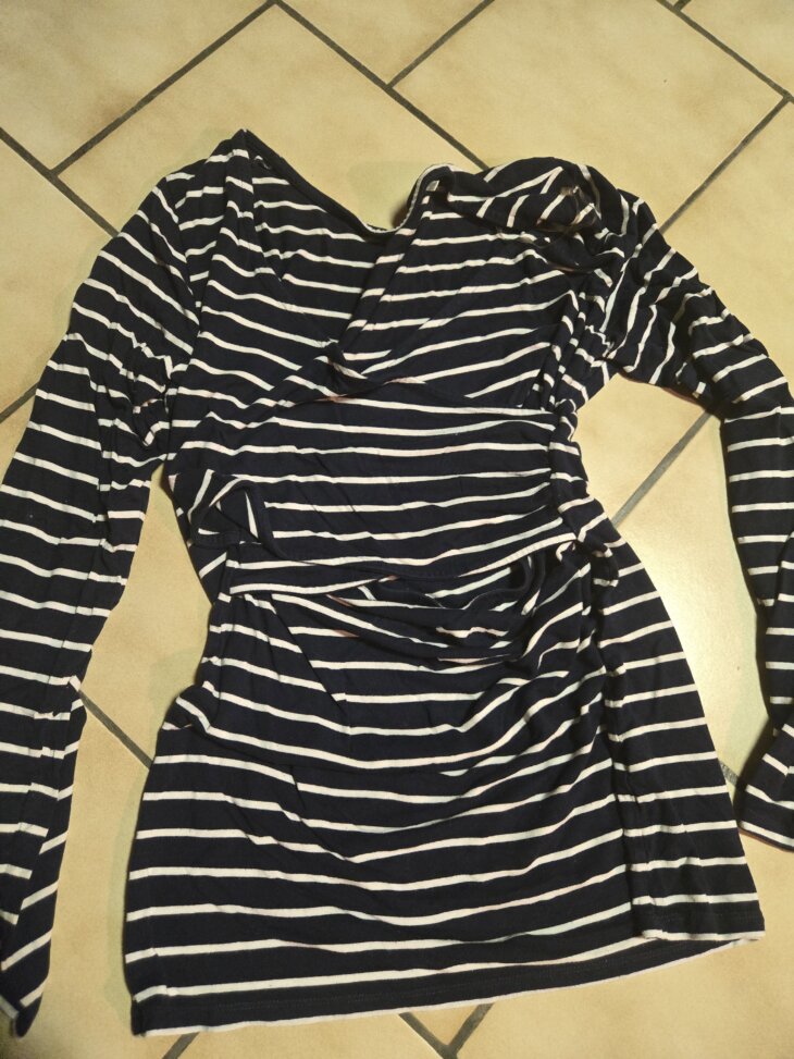 Tshirt ligne longue manche d allaitement L