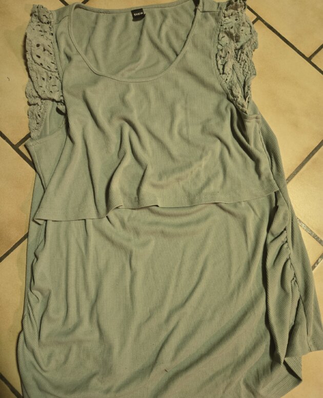 Tshirt vert pale allaitement 46