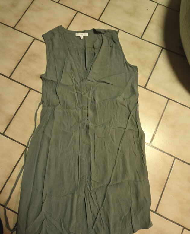 Robe grossesse allaitement vert L