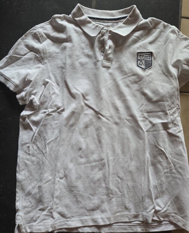 Polo blanc L