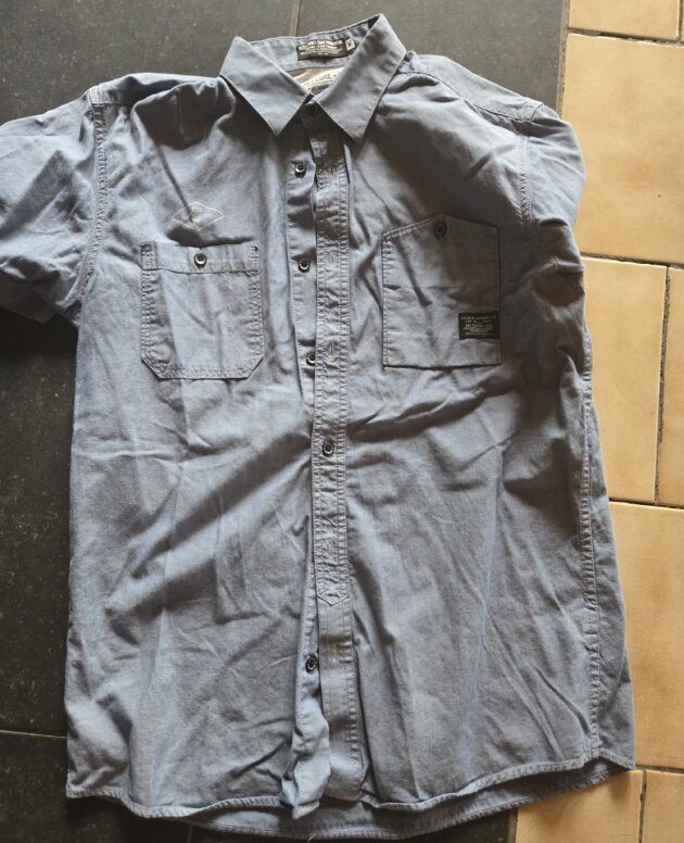 Chemise jack et jones bleu jeans M