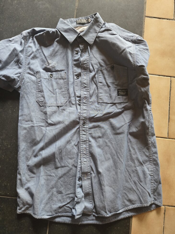 Chemise jack et jones bleu jeans M