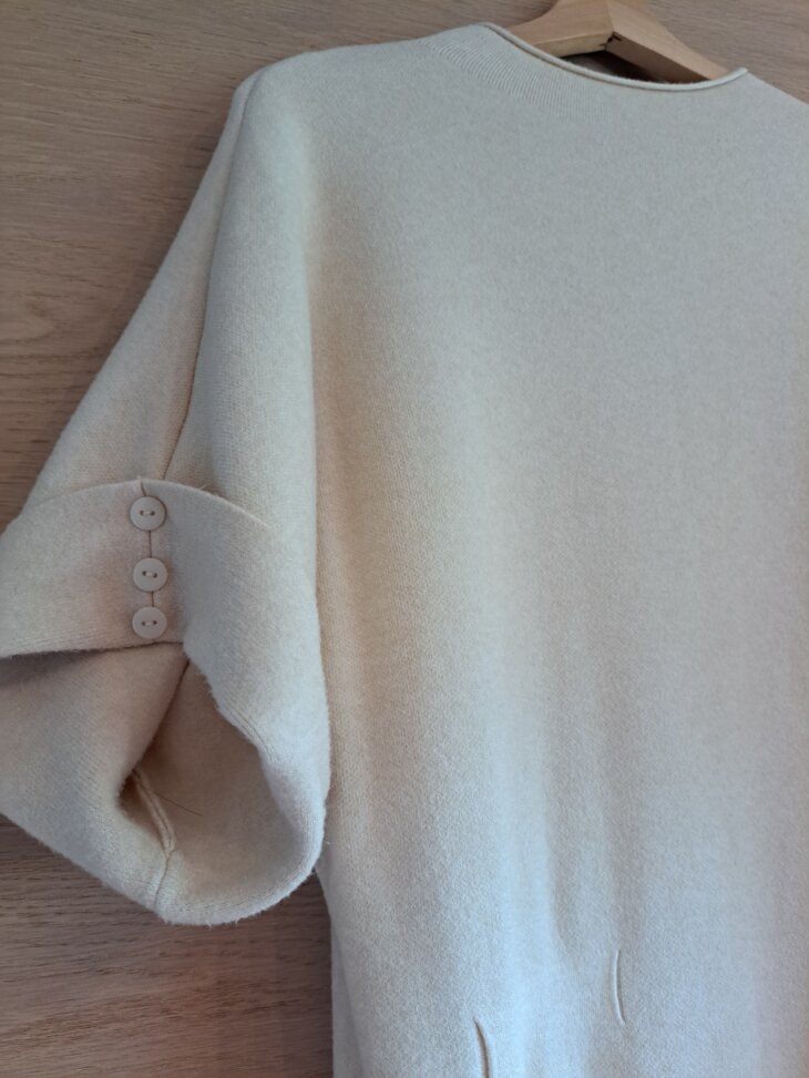 Robe pull beige taille unique neuve