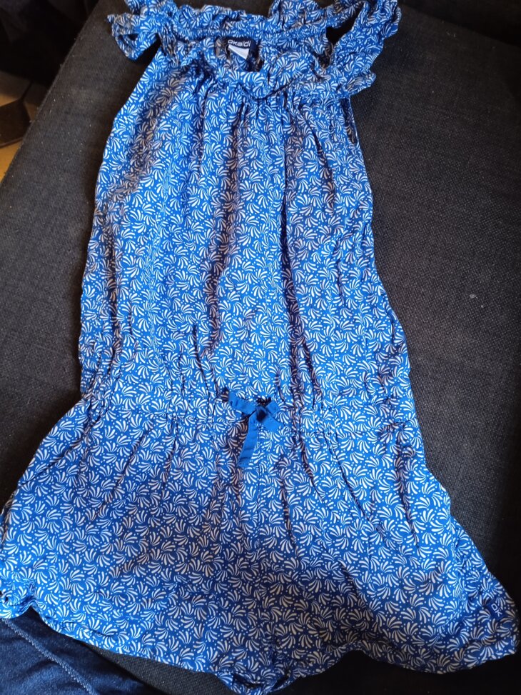 Combi-short okaidi 6 ans bleue