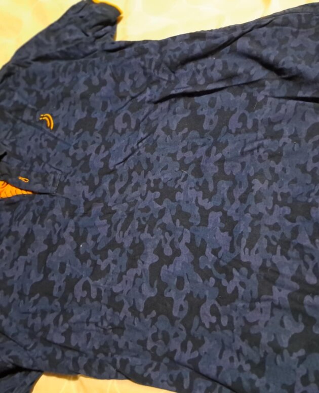 Polo J&Joy, bleu camouflage, XS