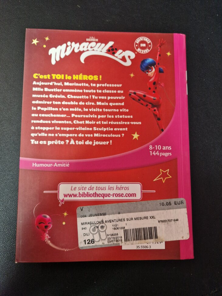 Livre La Bibliothèque rose "Miraculous - C'est toi le héros" - neuf - Image 2