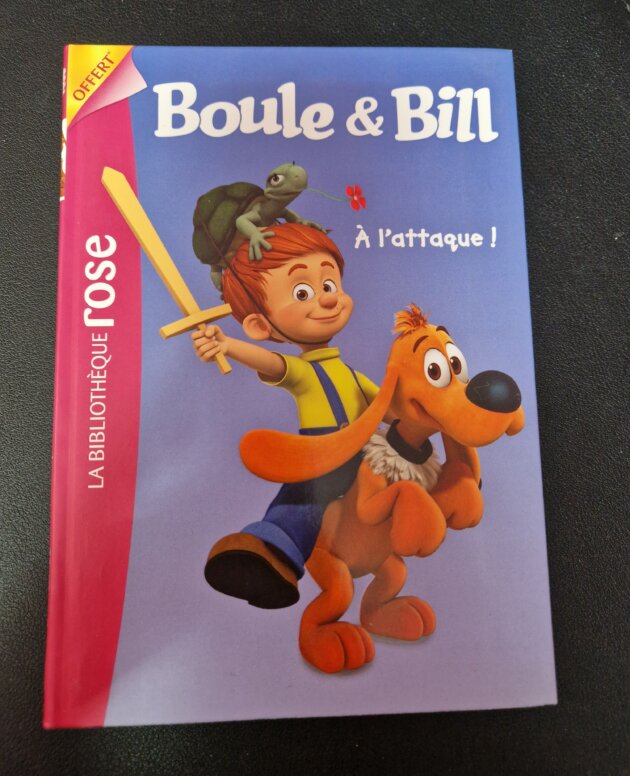 Livre "Boule et Bill" La Bibliothèque rose - neuf