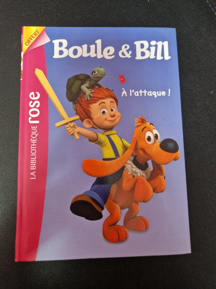 Livre "Boule et Bill" La Bibliothèque rose - neuf